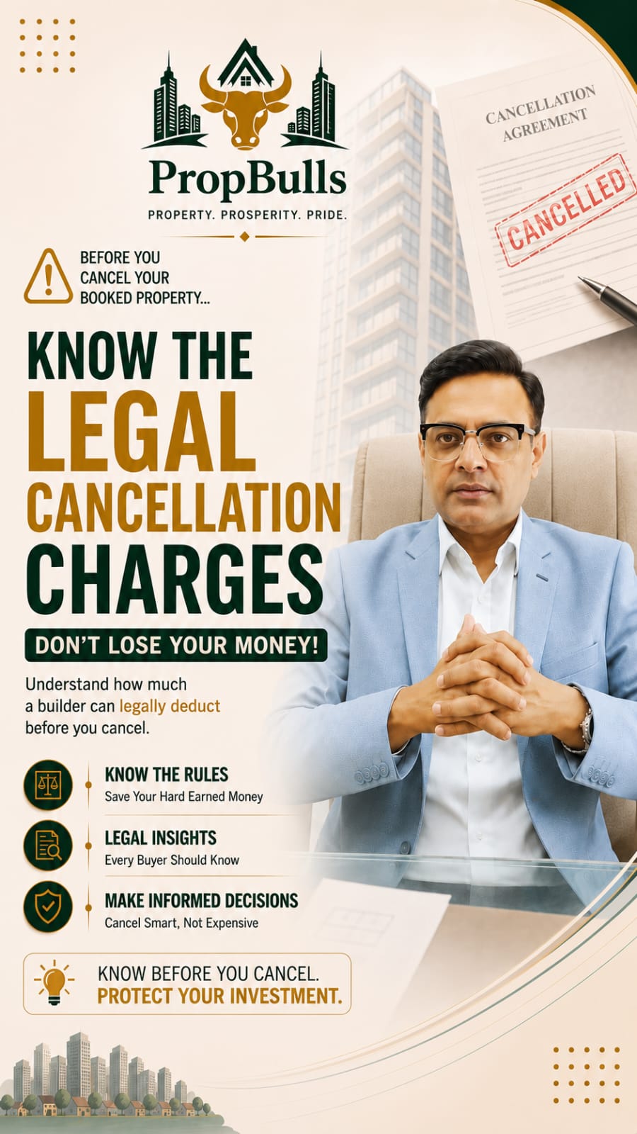 Cancelling Your Property Booking? Know This First reel thumbnail